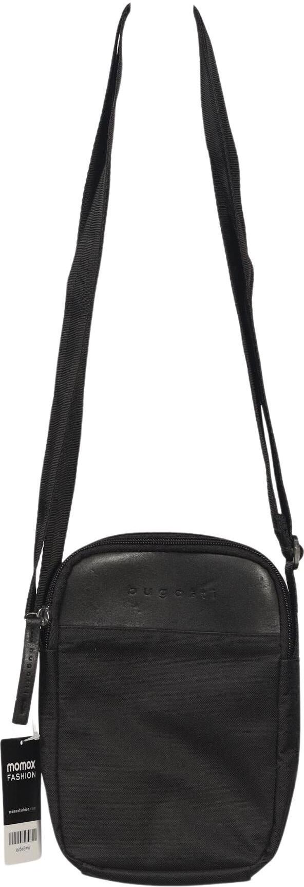 Bugatti Herren Tasche, Schwarz, Synthetik / Kunstleder - Second Hand