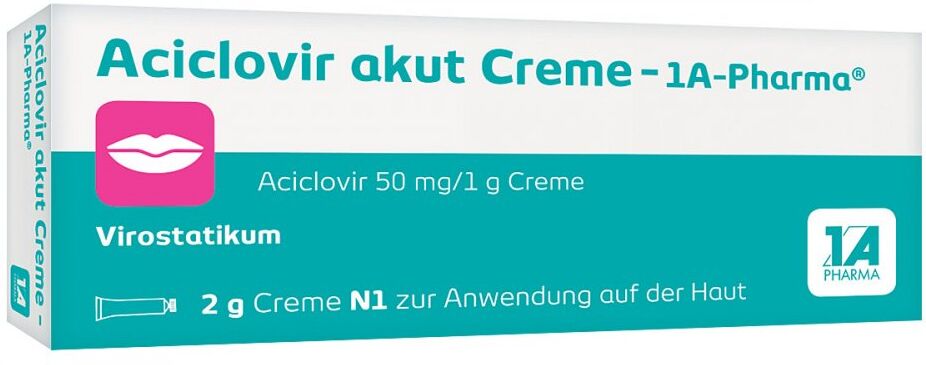 Aciclovir akut Creme - 1A-Pharma®