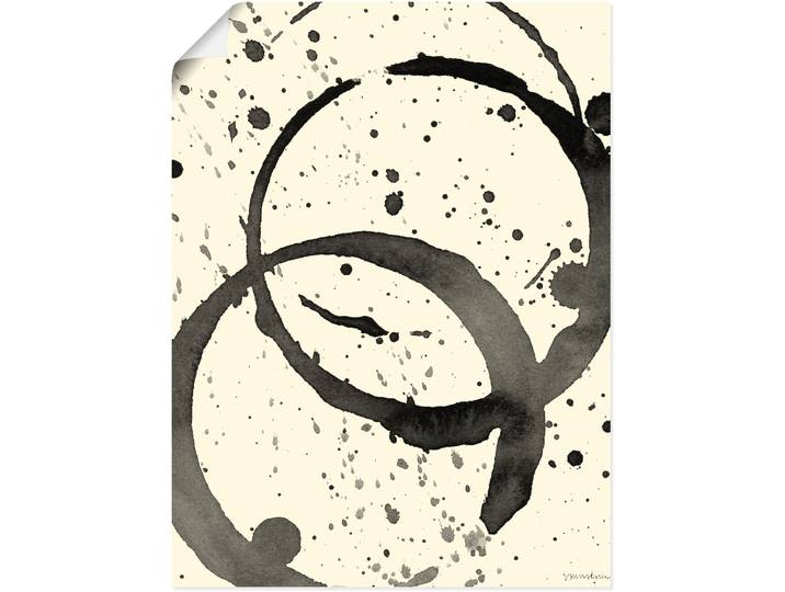Poster ARTLAND Farbränder III , beige (farbe bild(er): naturfarben), B:45cm H:60cm, Bilder, Poster, ohne Rahmen