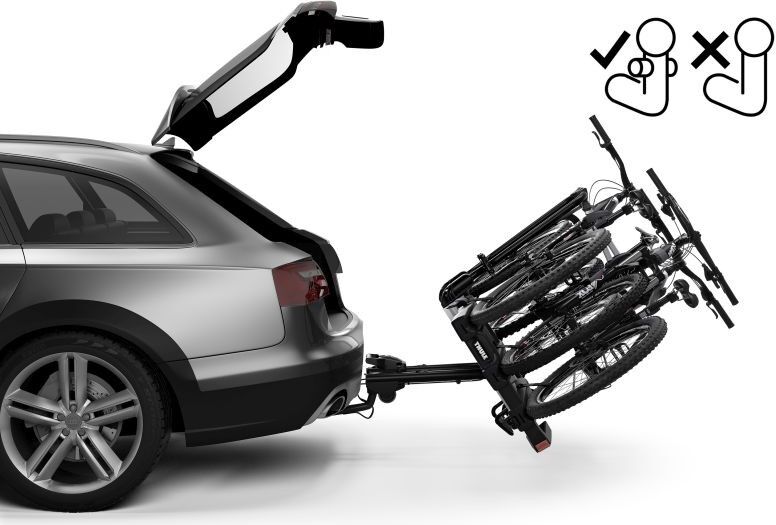 THULE 966500 Fahrradträger für die Anhängerkupplung