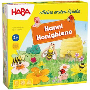 Haba Brettspiel 1301838001, Meine ersten Spiele, Hanni Honigbiene, ab 2 Jahre, 1-4 Spieler