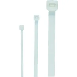 CIMCO Kabelbinder m.Beschriftfl. 4,6x270/28x10,natur. 181426