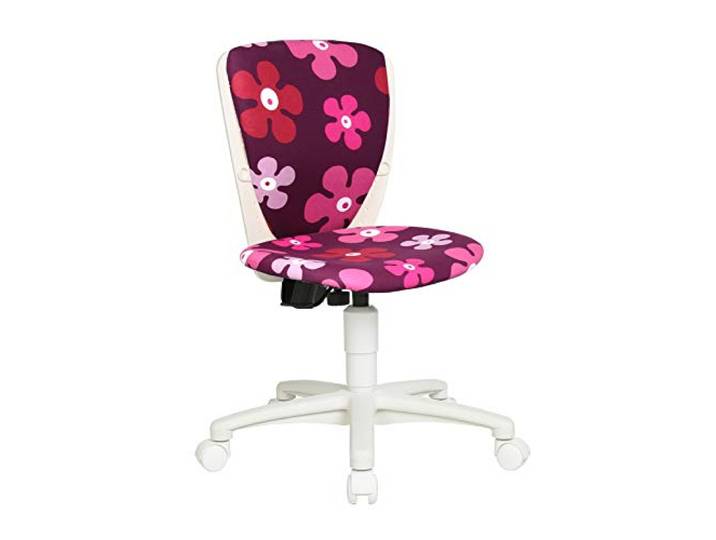 TOPSTAR Kinderdrehstuhl S´cool 3 weiß - Motiv Blumen lila