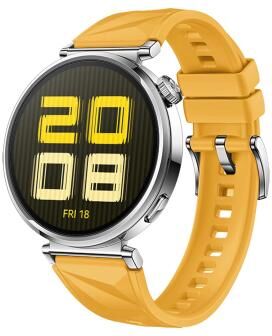 Everyday Crate Huawei Watch GT 5 41mm Silicone Watch Strap Quick Release Replacement Watch Band yellow