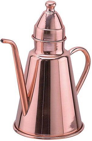 Oliera Agnelli COCU36021 Con coperchio e orlo salvagoccia Rame