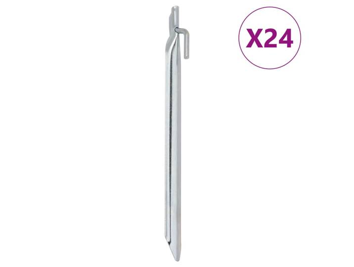 vidaXL Zeltheringe 24 Stk. V-Form 25 cm Ø20 mm Verzinkter Stahl