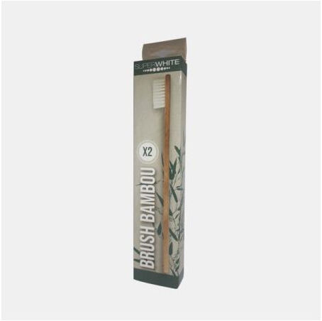 SUPERWHITE PACK ESCOVA DENTES BAMBOU 2UN