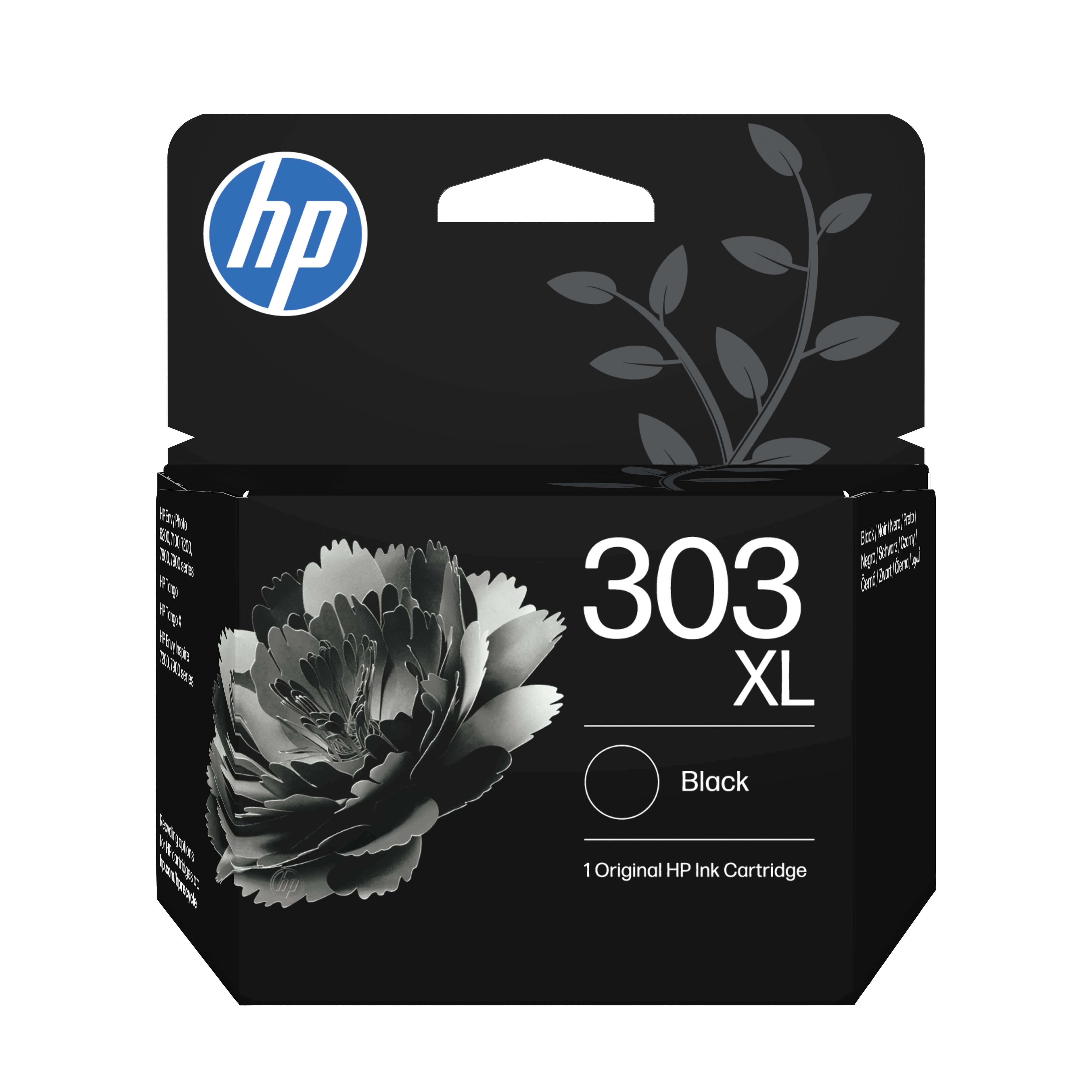 HP Nr.303XL Druckerpatronen Schwarz 12 ml 600 Seiten T6N04AE