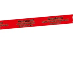 Aufkleber Packband Vorsicht! Hochempfindliche..., rot, Folie, 50 mm x 66 m