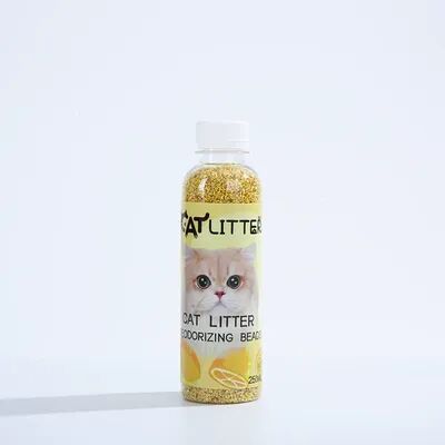 Quick Pick Pro FreshPaws Cat Litter Deodorizer Beads For Long Lasting Litter Box Freshness yellow