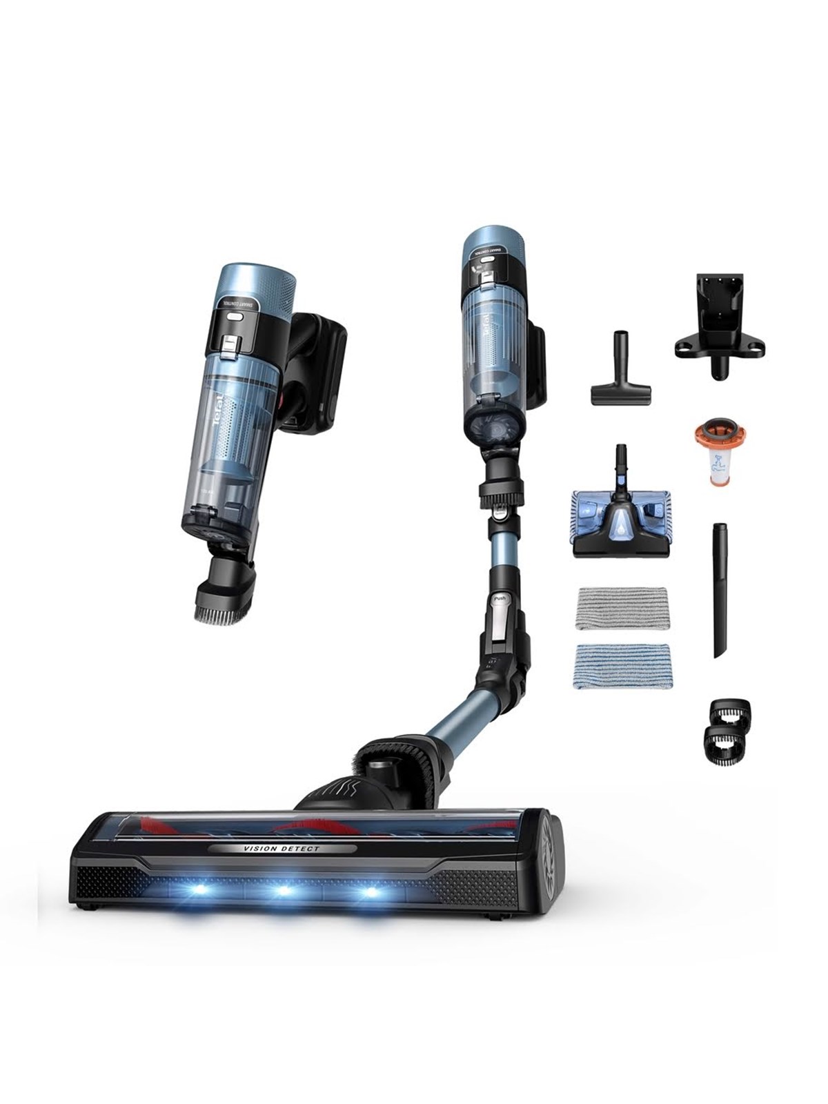 Tefal 2-in-1 Staubsauger X-Force 10.80 Stick Vac Flex Aqua