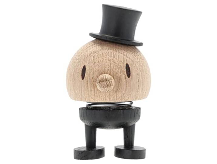 Hoptimist Marié\, Figurine à secouer\, décoration scandinave pour Le Salon\, Le Bureau\, Le Bureau\, l'entrée\, la Salle de Bain\, Moderne & scandinave\, Super Cadeau\, 4\,5 x 5\,9 x 8\,4 cm\, Small\, Chêne