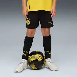 Puma BVB Heimshorts Replica 2025/26 Kinder schwarz/gelb 128