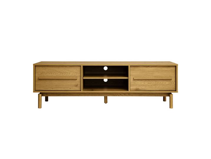 Meuble TV finition bois chêne L160 cm YSEULT