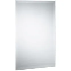 Relaxdays Rahmenloser Spiegel 40x60 cm Silber