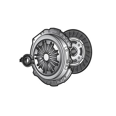 VALEO Kupplungssatz CLASSIC 3KKIT 786013 für DACIA RENAULT