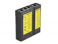Delock Kabeltester RJ45 / RJ12 + Portfinder 86407