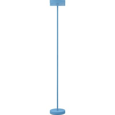 LED Stehlampe "MESH-B", blau (pastellblau), 1, Ø 16cm H: 120cm, 1 Stk., HELL HÖLLISCH GUTES LICHT, Leuchten, Tastdimmer, LED Stehlampe