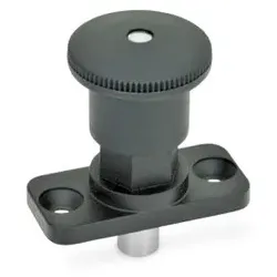 Miniraster Zink-Druckguss, Kunststoff-Knopf (822.8-5-6-C)