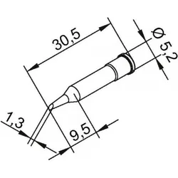 Ersa Lötspitze 3,5mm PowerWell Hohlkehle (Lötspitze), Lötgerät Zubehör