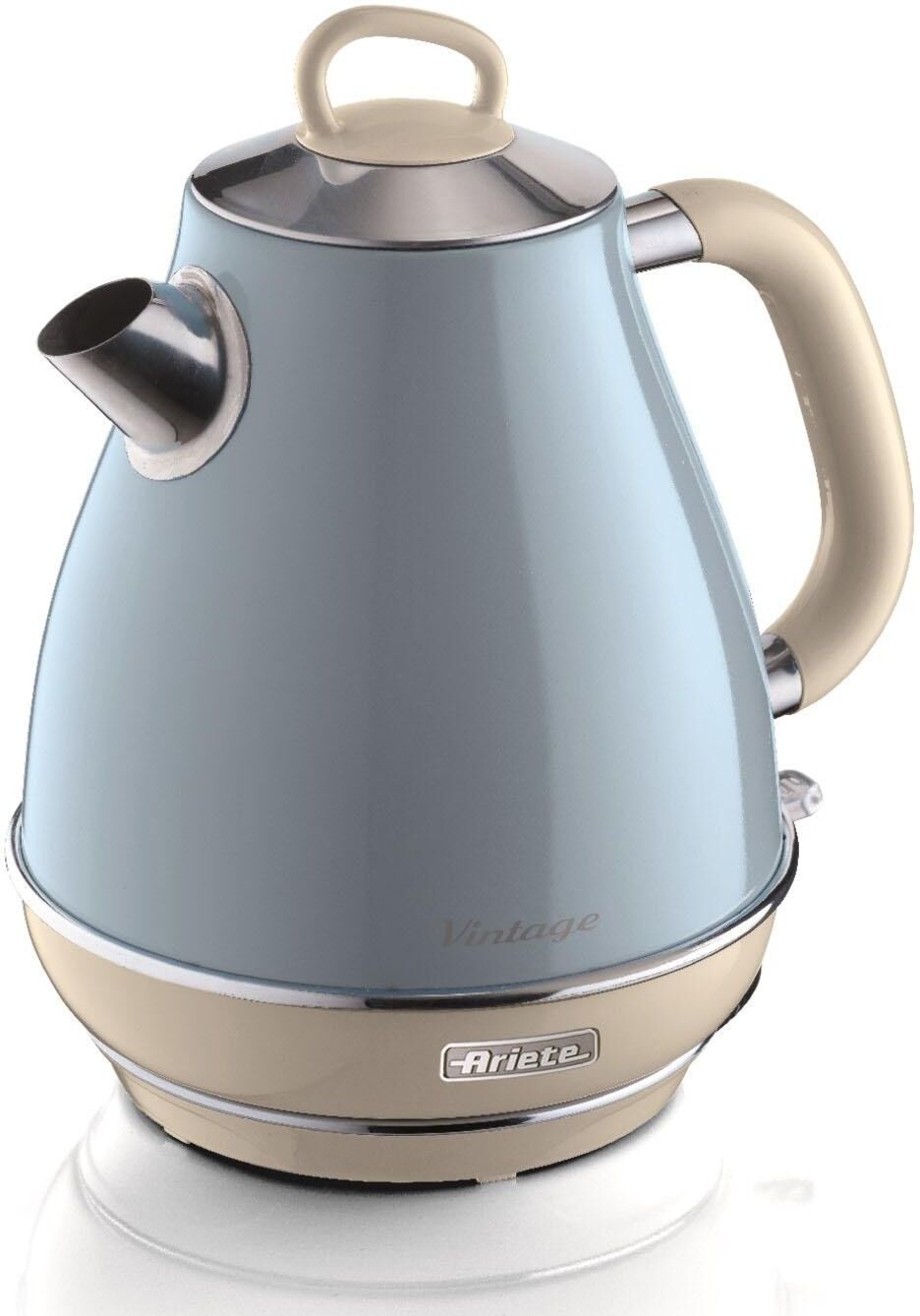 Ariete Wasserkocher "Vintage 2869 blau", blau, B:21cm H:31cm T:21cm, Wasserkocher, Wasserkocher