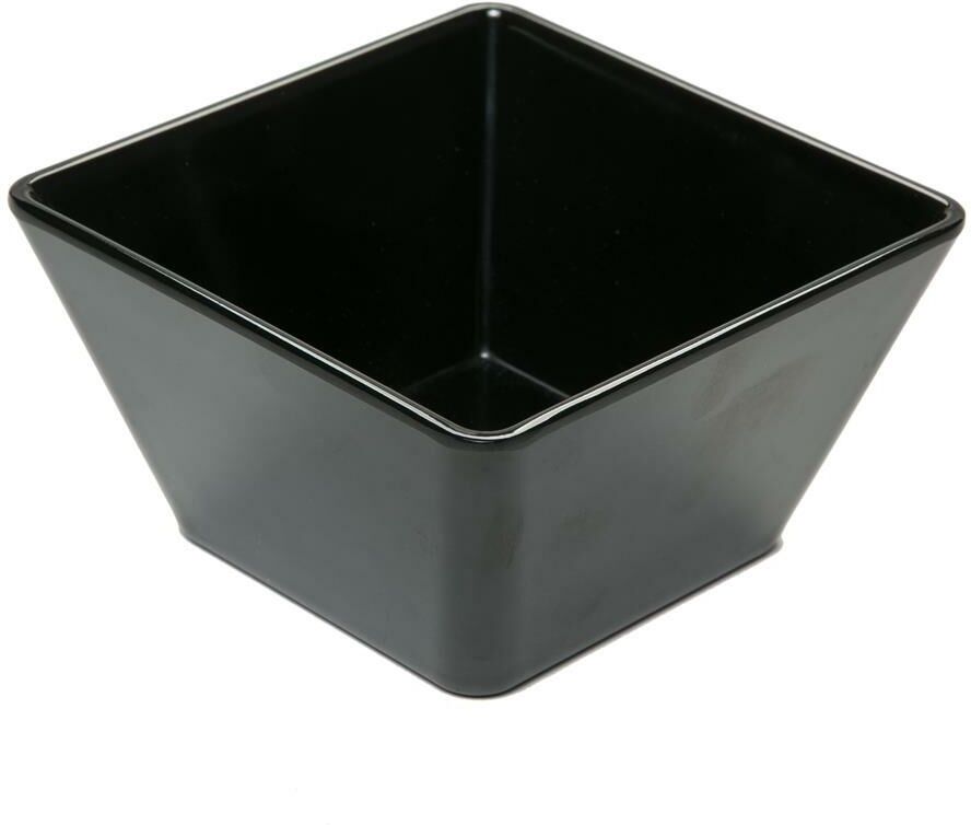 Tirolix Coppetta Quadra 9 x 9 cm Nero Melamina