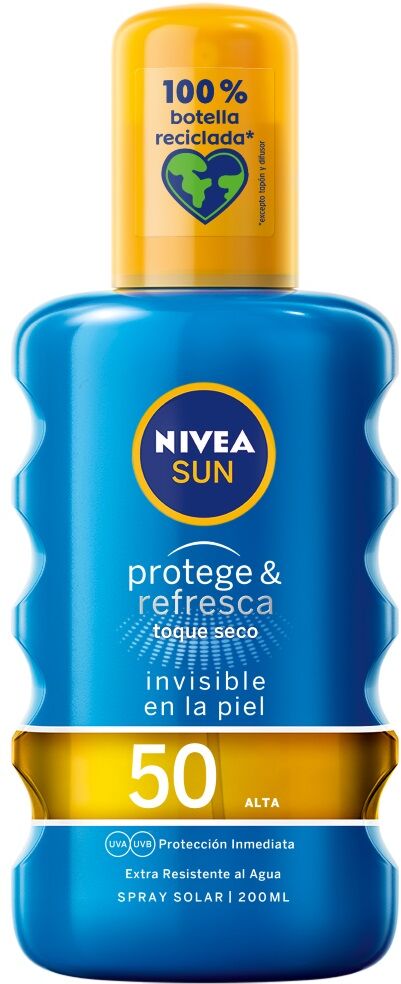 Nivea Sun Protect & Refresh Spray Invisible 200 ml SPF 50+