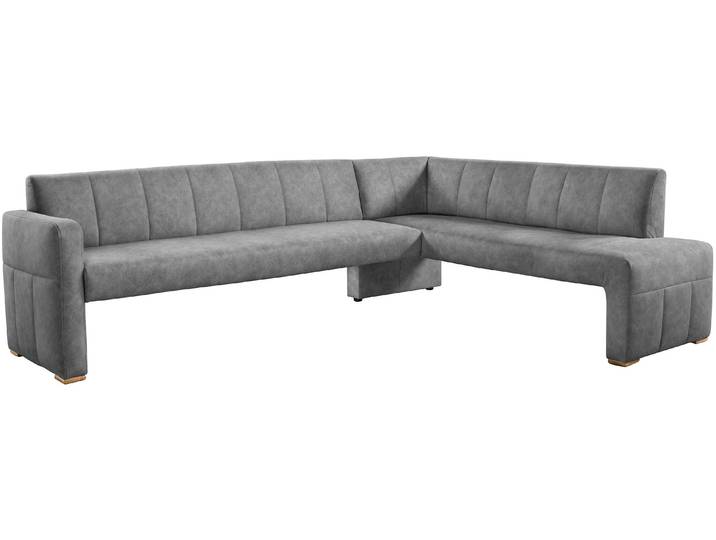 Essbank EXXPO - SOFA FASHION, grau (mouse), B:265cm H:83cm T:199cm, Sitzbänke, Essbank, elegant und modern mit hohem Sitzkomfort