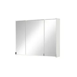 Spiegelschrank 3-türig weiß  Titisee , weiß , Maße (cm): B: 90 H: 73 T: 20.0