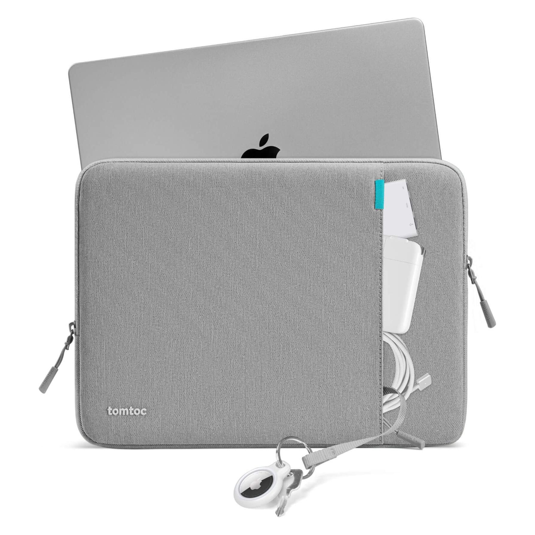 tomtoc Etui Defender-A13 Laptop Sleeve - 13" MacBook Neo, Grey (13", Apple, Universal) (A13C3G2)