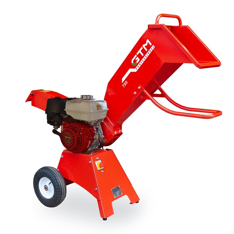 GTM Häcksler MSGTS750G mit starkem 9 PS Loncin G270F Benzin Motor