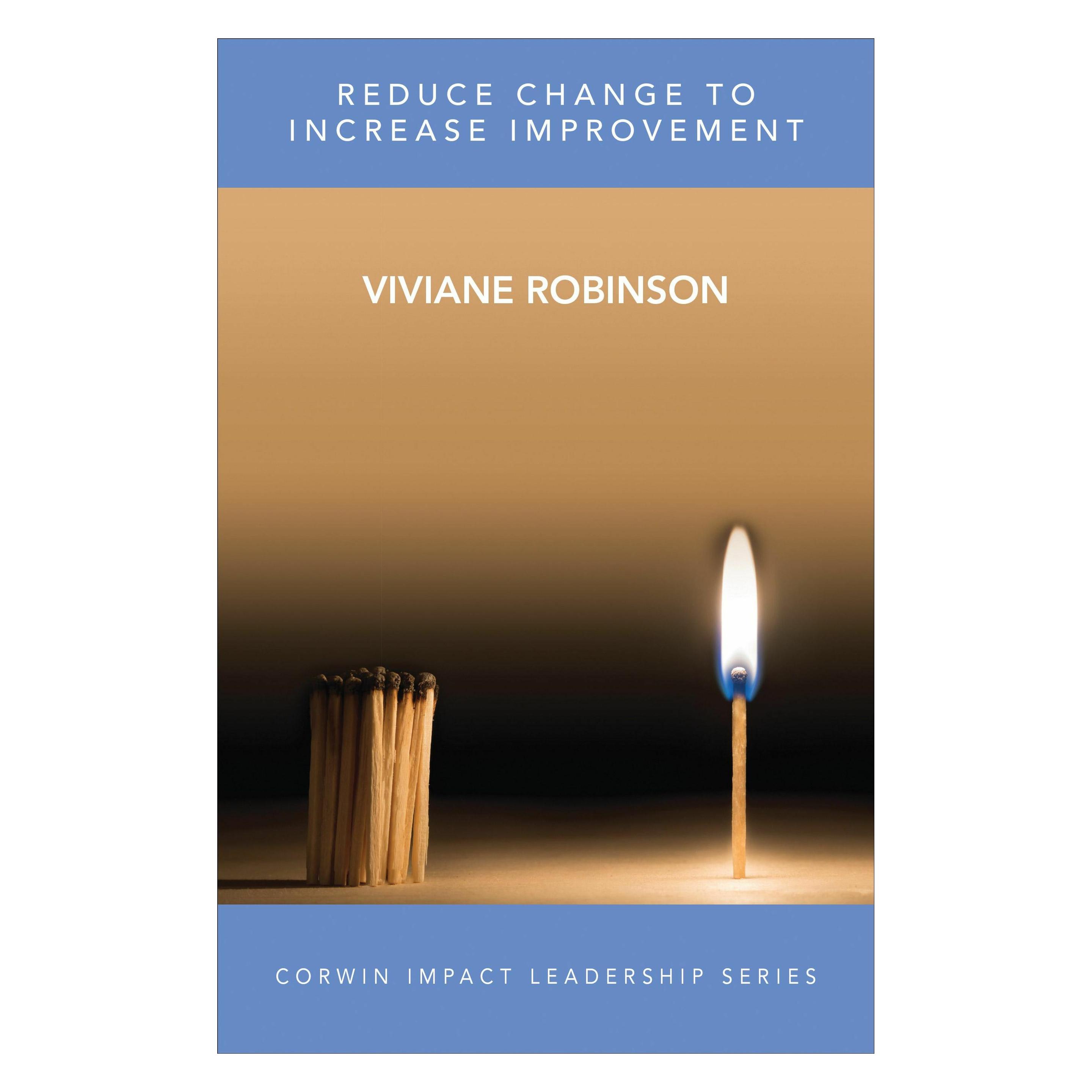 Sage Publications Reduce Change to Increase Improvement (Englisch, Softcover, Viviane M J Robinson) (8813442)