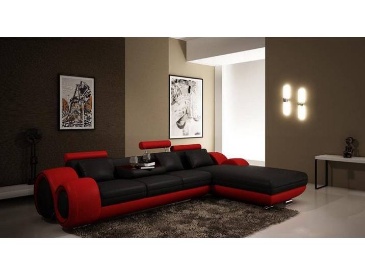 JVmoebel Ecksofa Ecksofa BERLIN aus hochwertigem Leder mit USB-Anschlüssen, Made in Europa