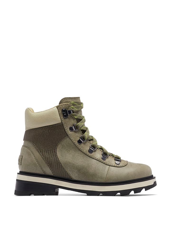 Sorel Leder-Boots "Lennox" in Khaki - 36