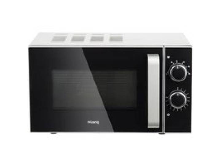 H.Koenig VIO4 micro-ondes compact 20L 700W 5 niveaux de puissance décongélation express minuterie 30 min gris inox