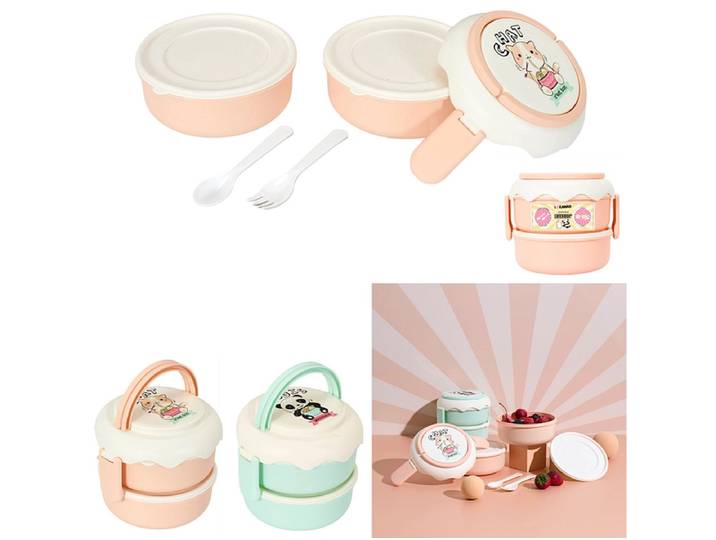 THE CONCEPT FACTORY Lunch-Box KAWAII weiss
