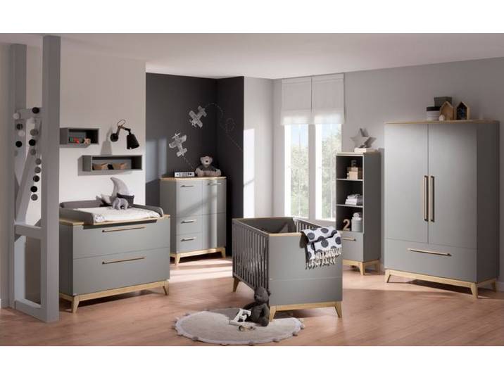 Highboard Sten Grau Dekor Kommode