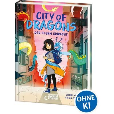 City of Dragons (Band 1) - Der Sturm erwacht, Gebundene Ausgabe von Jaimal Yogis, Loewe, 978-3-7432-1396-8