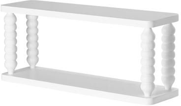 "American Art Decor Galleon Wall Shelf, White - 22"" x 9"" - 22"" x 9"""