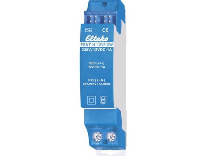 Eltako Bloc d'alimentation à découpage 12 V/12 W\, 1 pièce\, FSNT14-12 V/12 W
