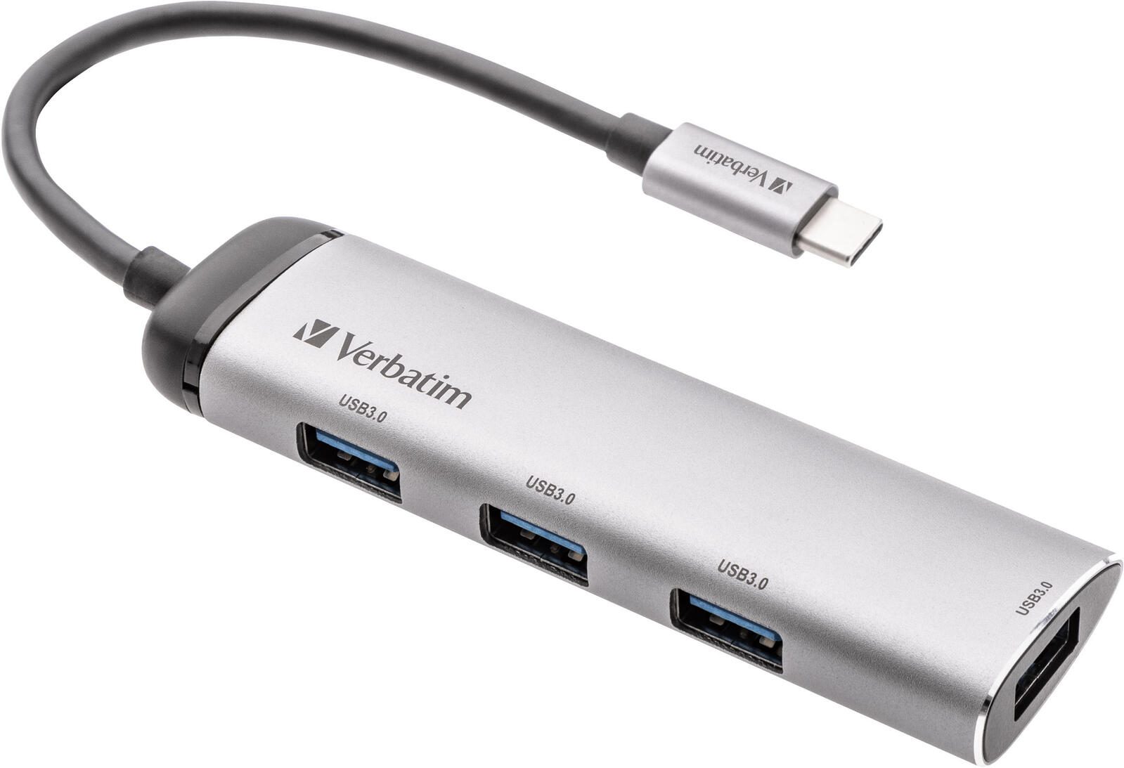 Verbatim USB-C Hub 4-fach 49147