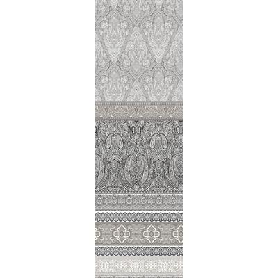 Plaid FLEURESSE "Plaid", grau (grau, weiß), B:180cm L:270cm, Baumwolle, Wohndecken, Mako Satin, in Gr. 180x270 cm, Plaid
