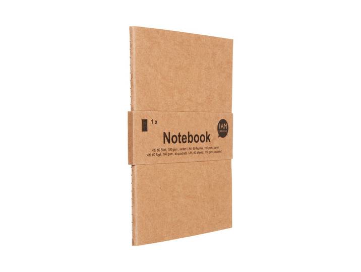 I AM Creative Notizbuch A6 Natur 60 Seiten