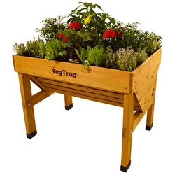 Hochbeet VegTrug Klassik in verschiedenen Größen und Farben (BxTxH) 180 x 76 x 80 cm Natur
