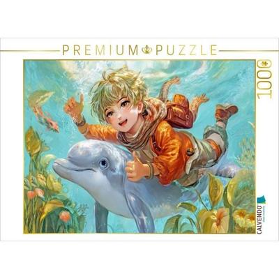 CALVENDO Puzzle Manga Figuren | 1000 Teile Lege-Größe 64 × 48 cm Foto-Puzzle für glückliche Stunden