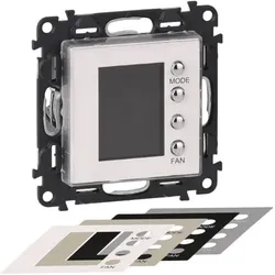 Legrand 752131 Thermostat Unterputz mit beleuchtetem Display 2M Valena Life