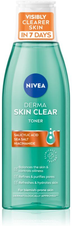 NIVEA Derma Skin Clear cleansing facial water 200 ml