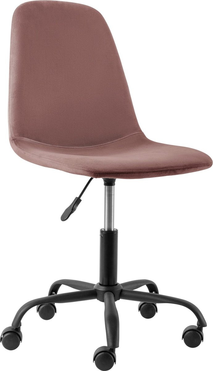 Notio Living Milano Bureaustoel - Roze Fluweel