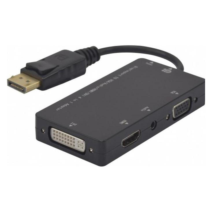 Exertis Connect DisplayPort zu HDMI, DVI, VGA Konverter Wandelt Displayport zu HDMI, DVI oder zu einem VGA Signal u (DisplayPort, HDMI) (EXC127377)