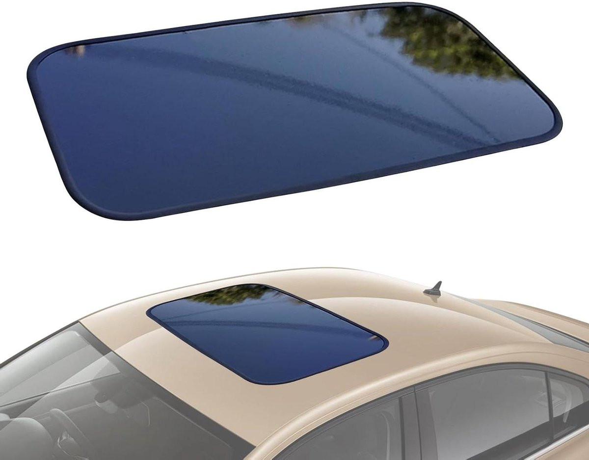 Auto Zonnedak Sticker Multicolor Raamfolie Decoratie 79 x 38 cm